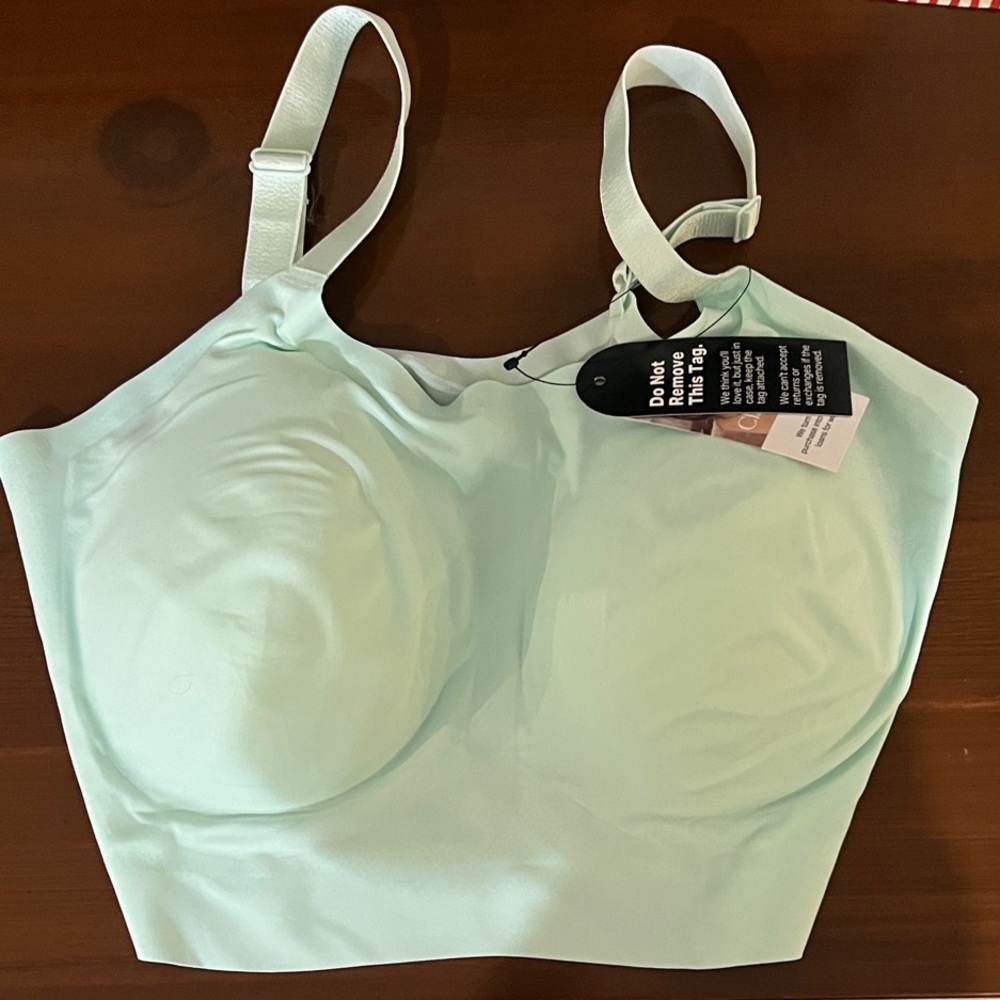 EBY Pistachio Green Wireless support  Bralette